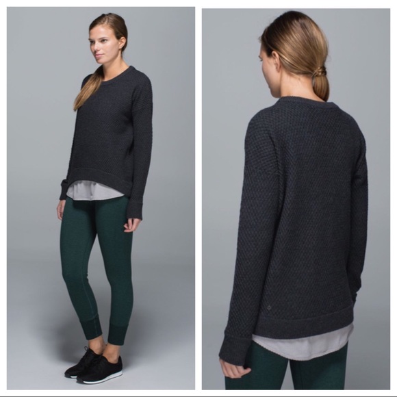 lululemon athletica Tops - ▪️Lululemon▪️Yogi Crew Charcoal Grey